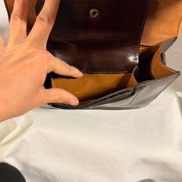 Patricia Nash Amara Top Handle Leather Crossbody Colorblock - Picture 10 of 11